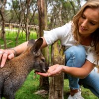 girl with roo